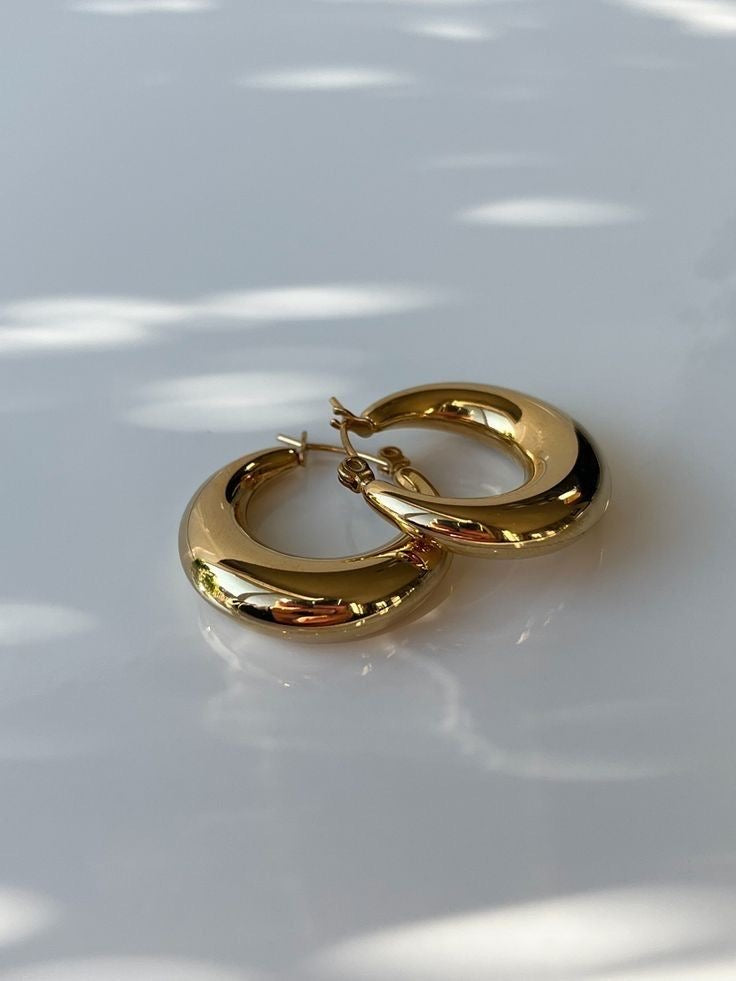 Katherina 18K Gold Hoops