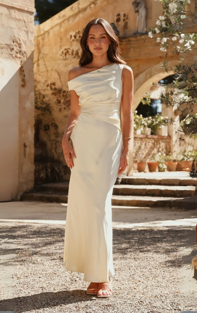 auria off shoulder maxi dress Auria Off Shoulder Maxi Dress - Blue