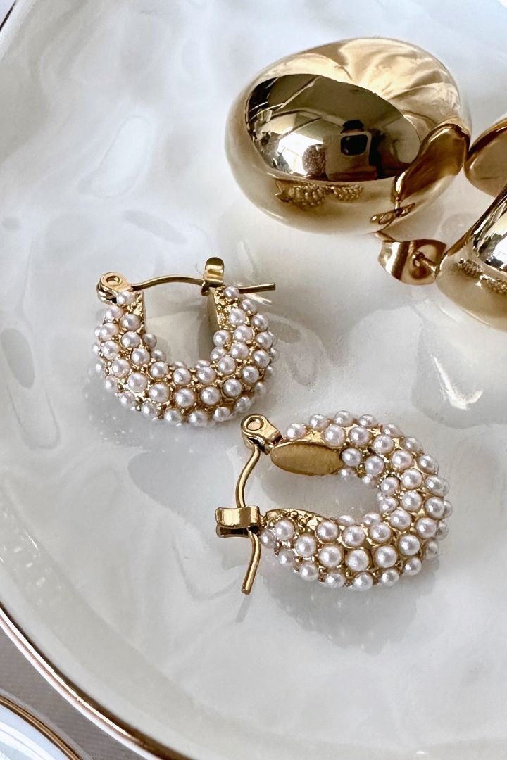 Summer 18K Gold Hoops