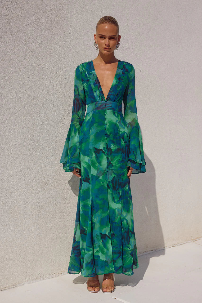 Sari Maxi Dress - Calista Green