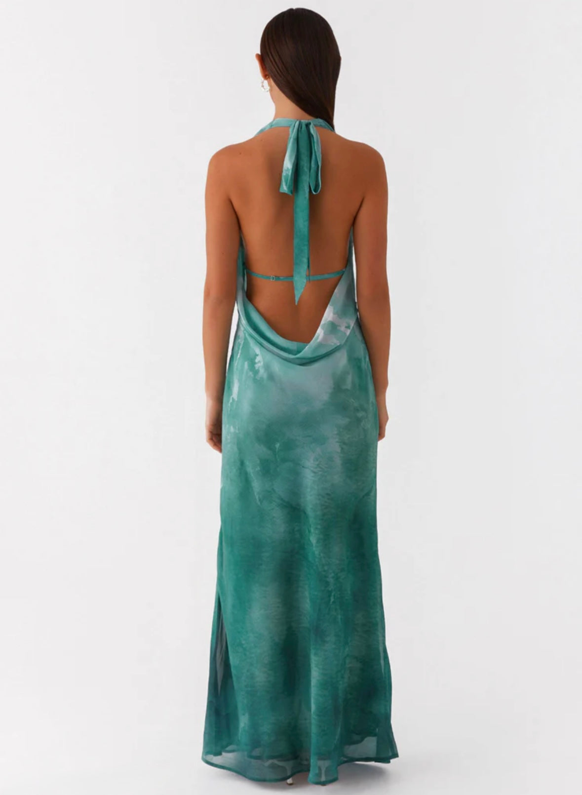 Andrea Maxi Dress - Blue Tie-Dye