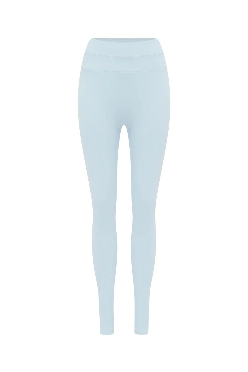 Lou High Waisted Leggings - Ice Blue