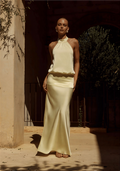 Liliette Halter Maxi Dress - Butter