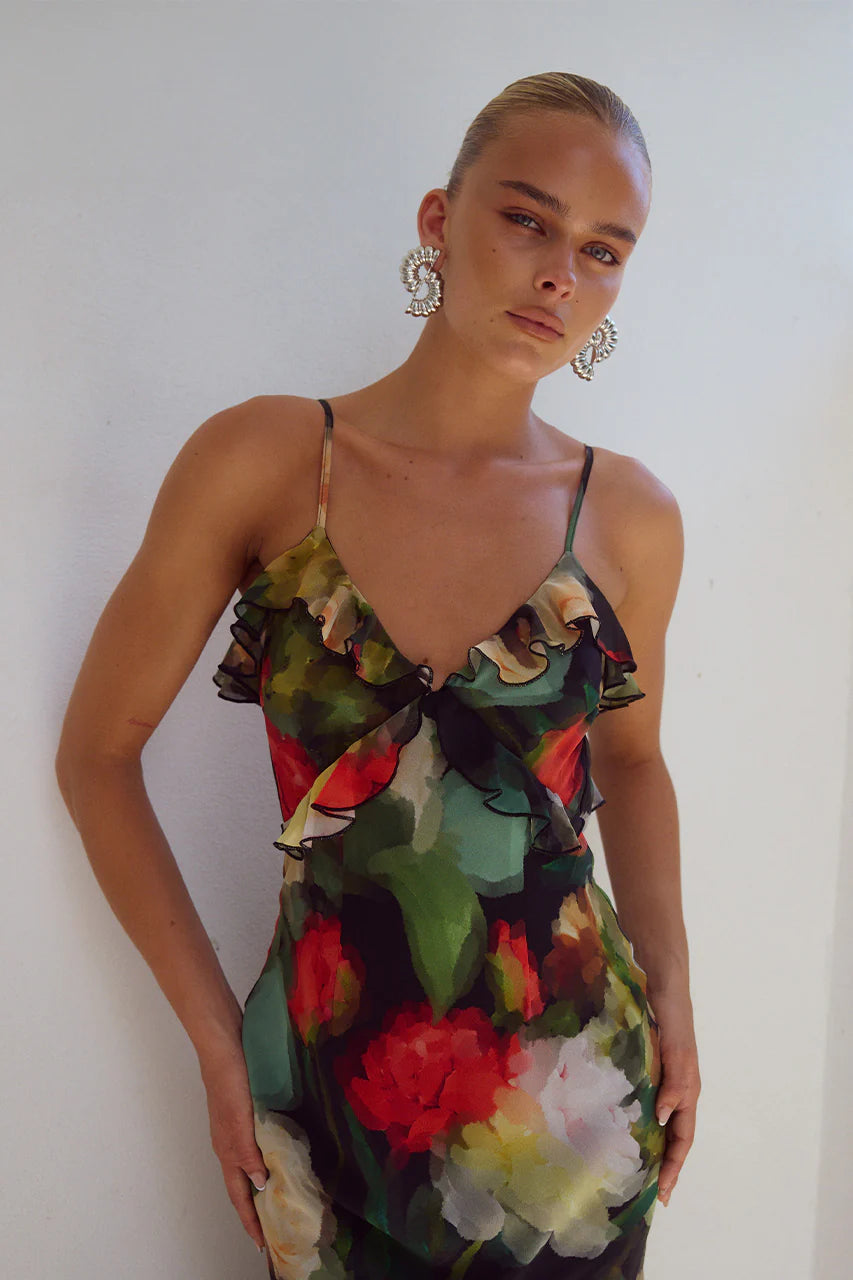 Namari Maxi Dress - Asha Print