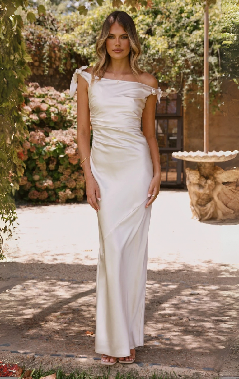 Frida Maxi Dress - Ivory
