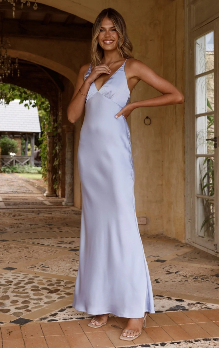 Ziah Maxi Dress - Blue