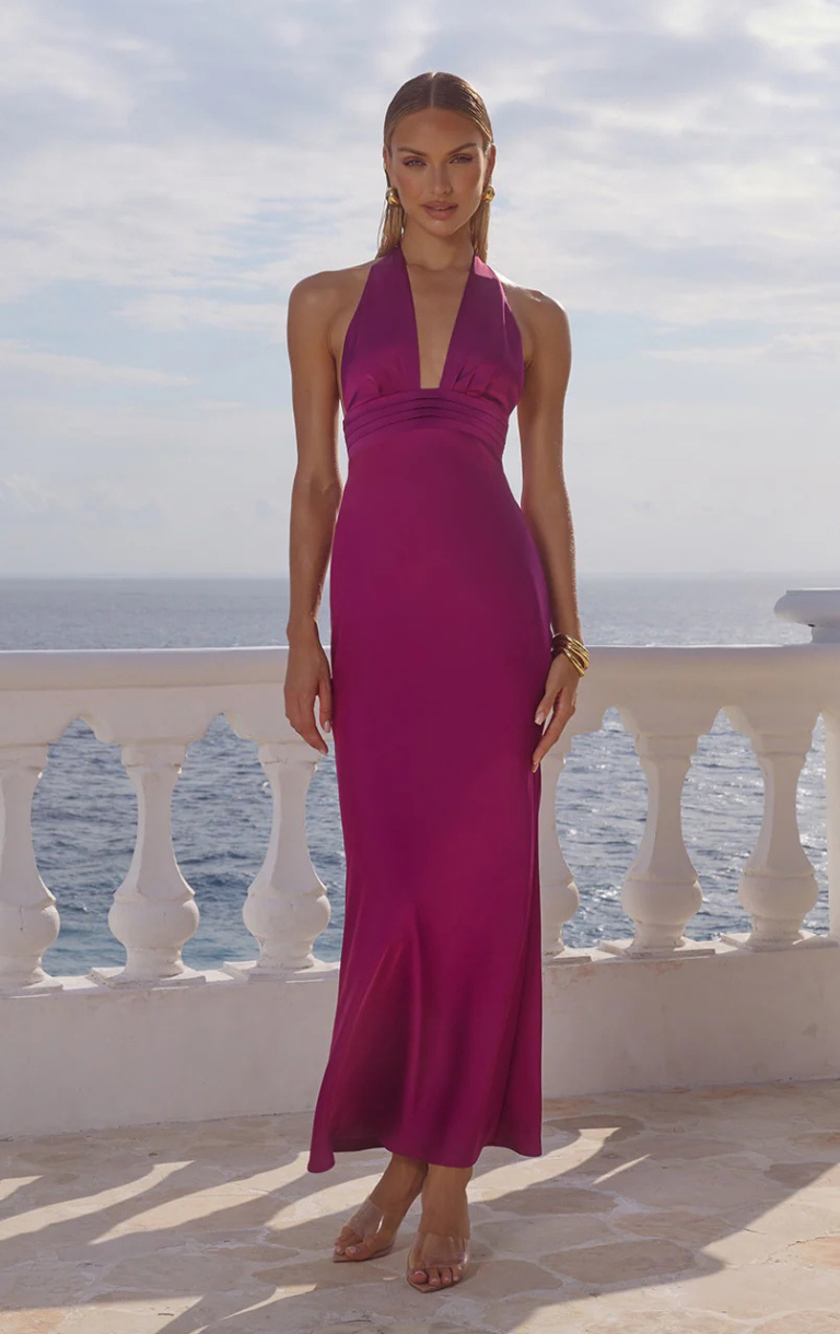 Sylvie Maxi Dress - Plum