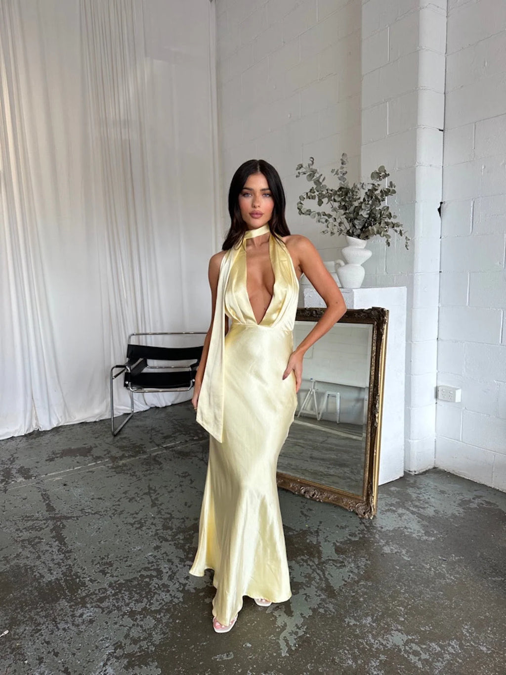 Malibu Maxi Dress - Lemon