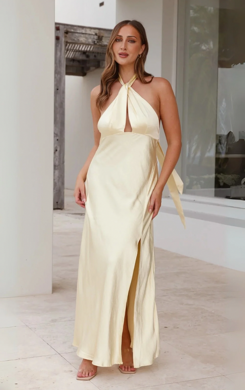 Amalia Maxi Dress - Yellow