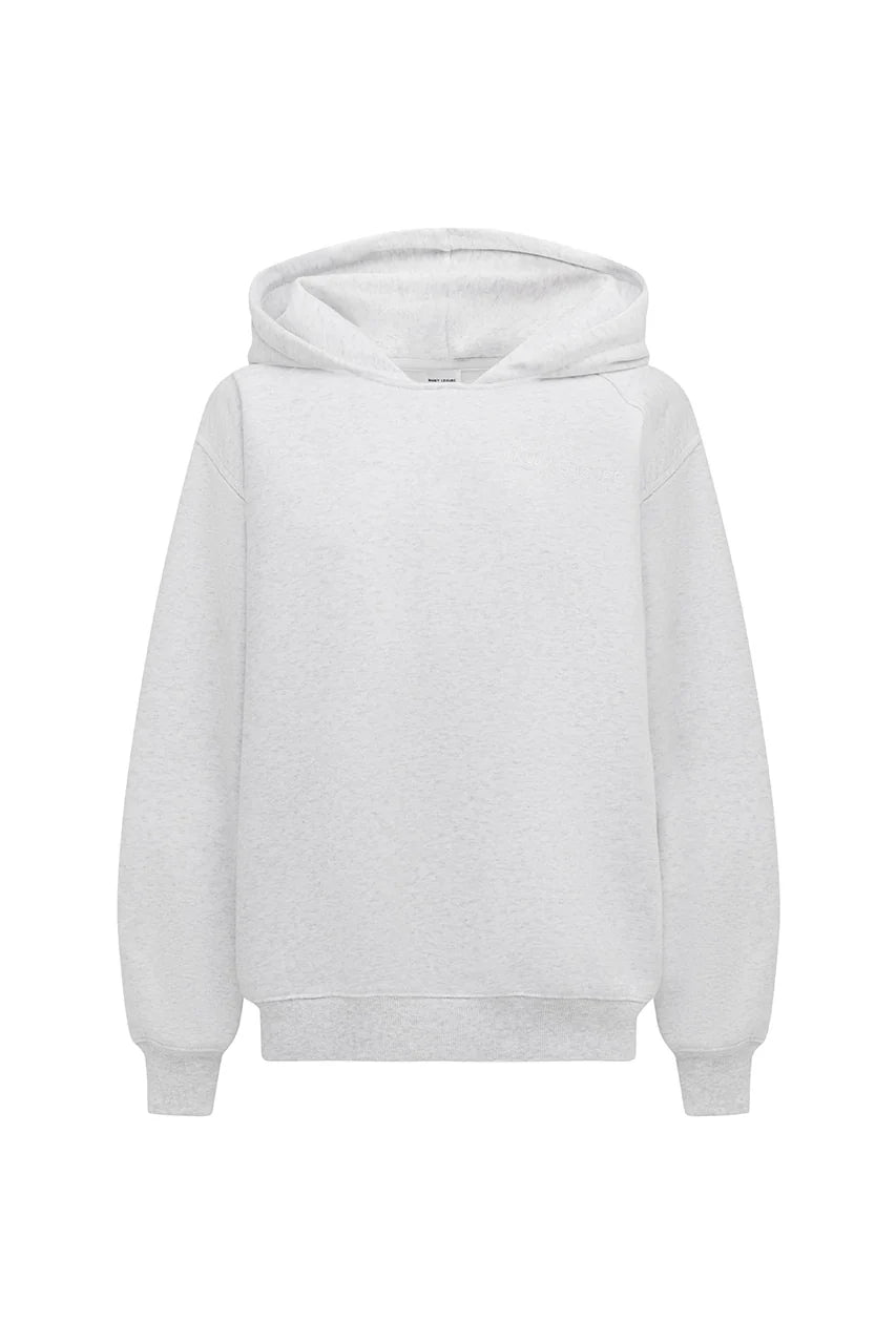 Oversized Hoodie - Grey Marble