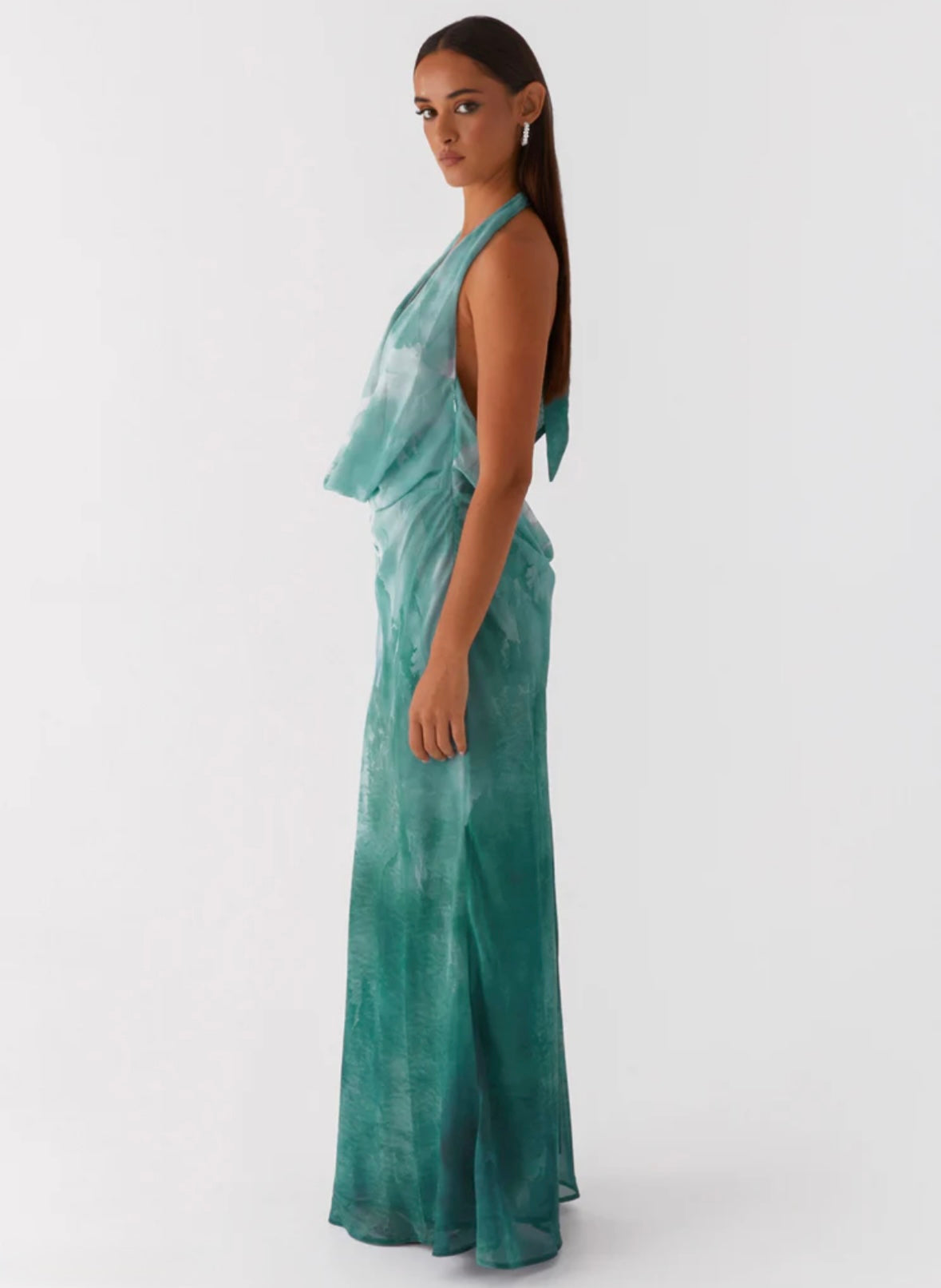Andrea Maxi Dress - Blue Tie-Dye