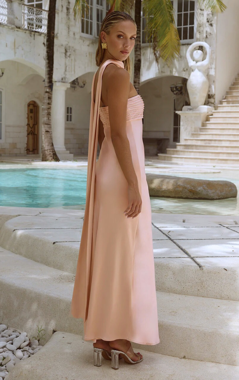 Elsa Maxi Dress - Peach