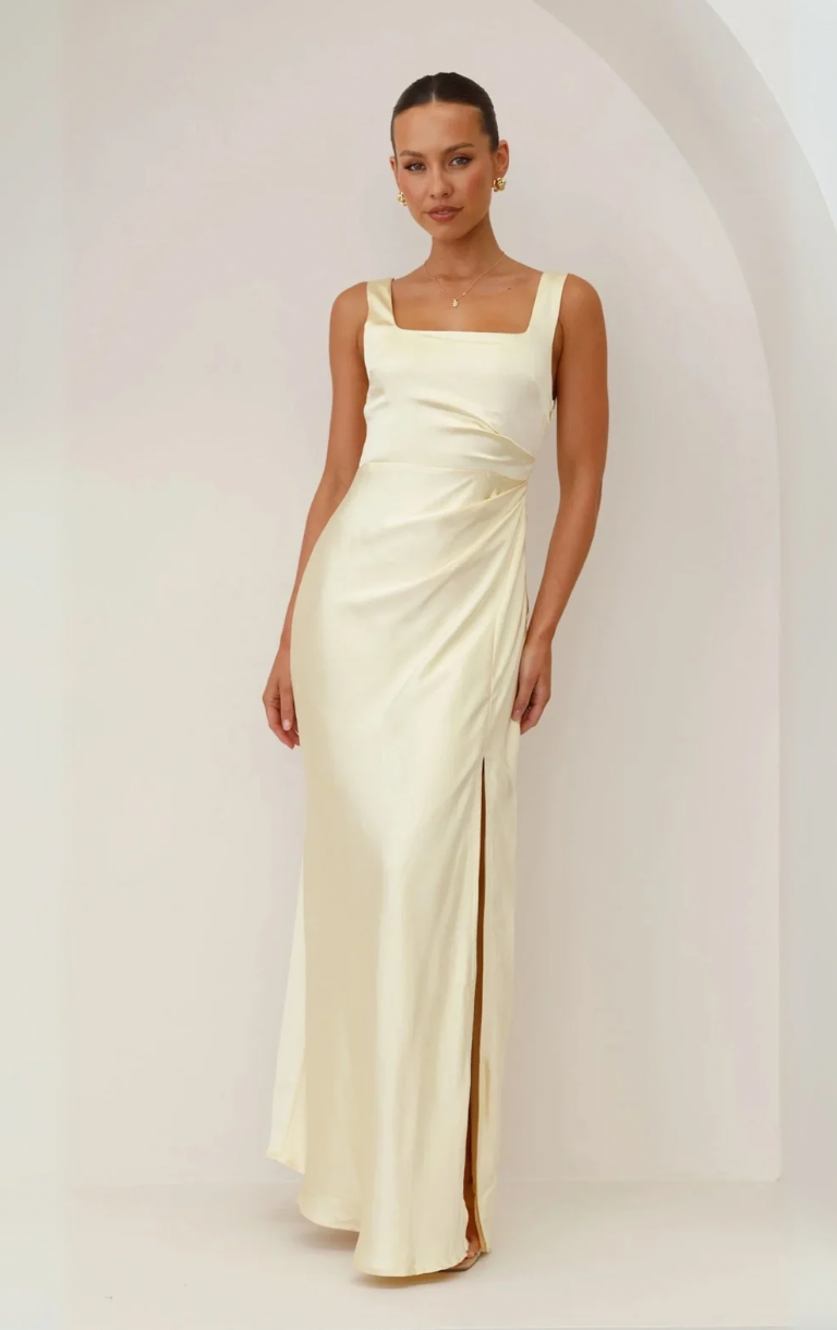 Alaria Maxi Dress - Yellow
