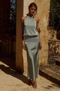 Liliette Halter Maxi Dress - Sage