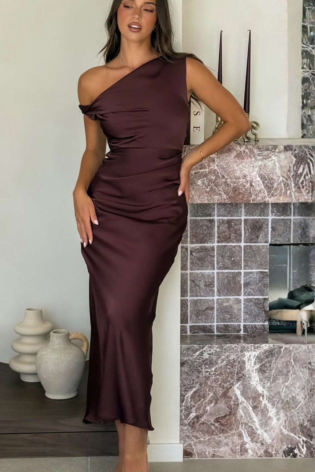 Gigi Maxi Dress - Chocolate