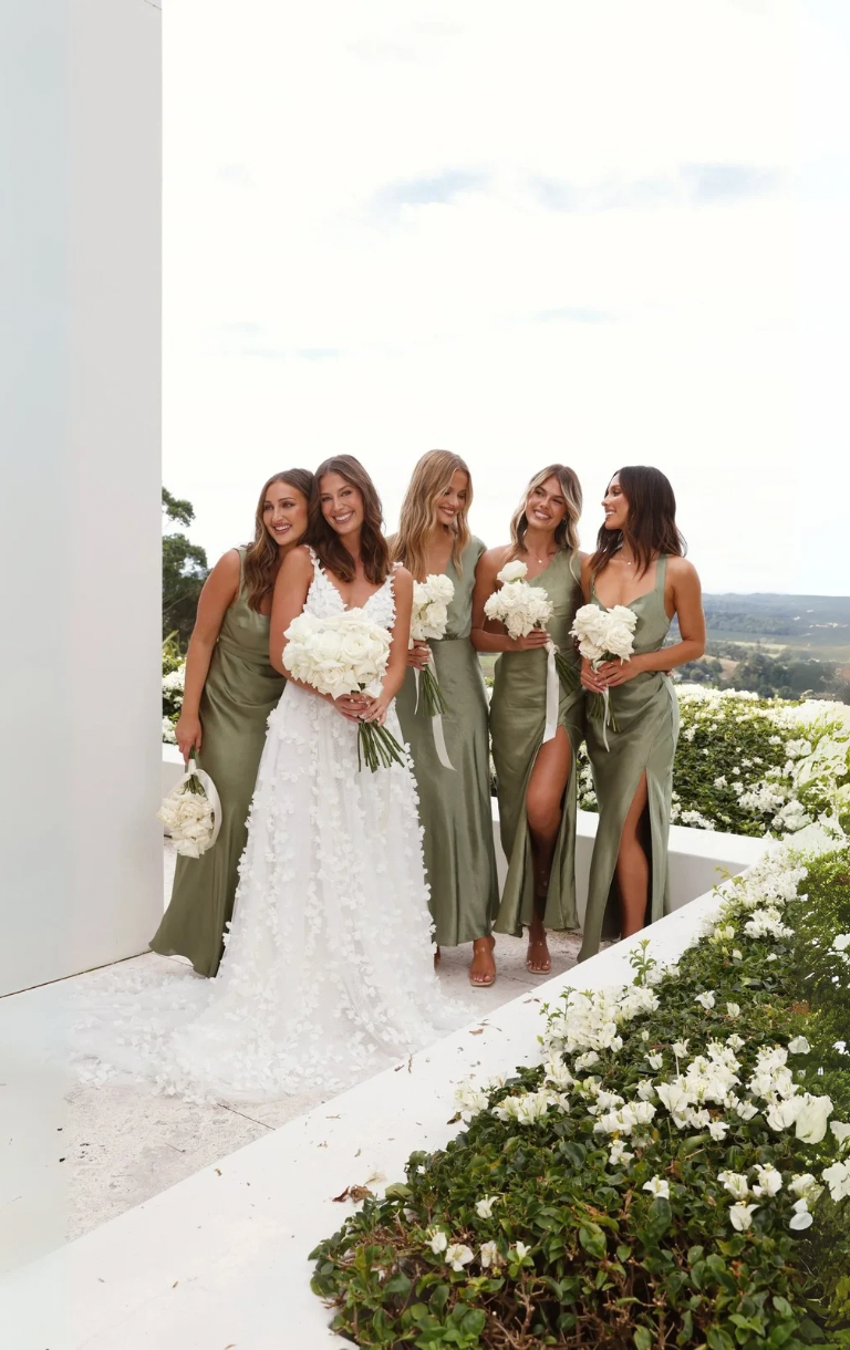 Victoria Maxi Dress - Olive