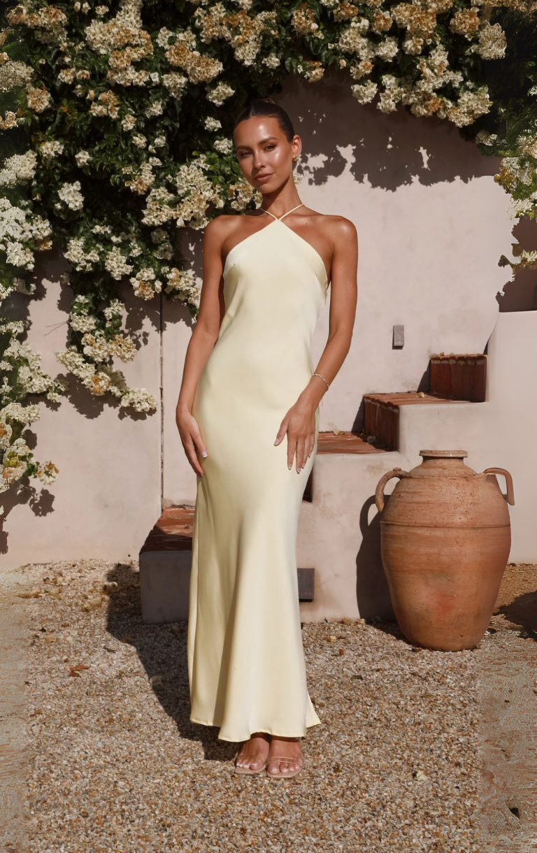 Chiara Maxi Dress - Yellow