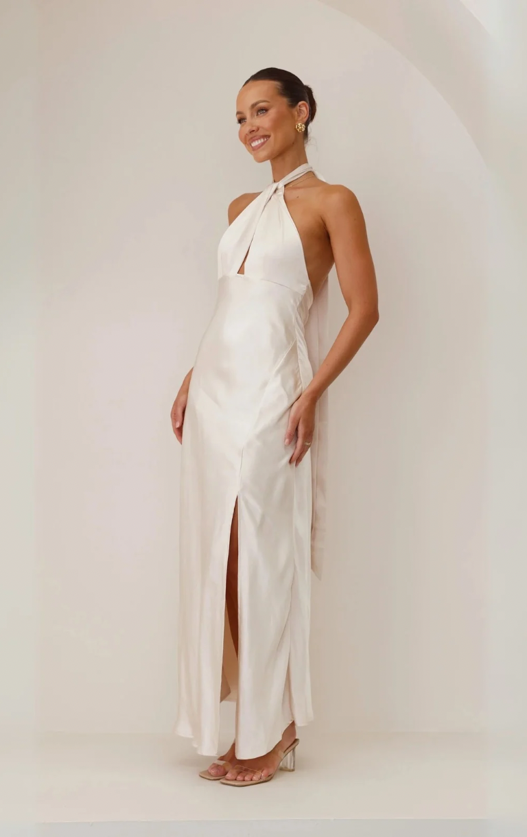 Amalia Maxi Dress - Champagne