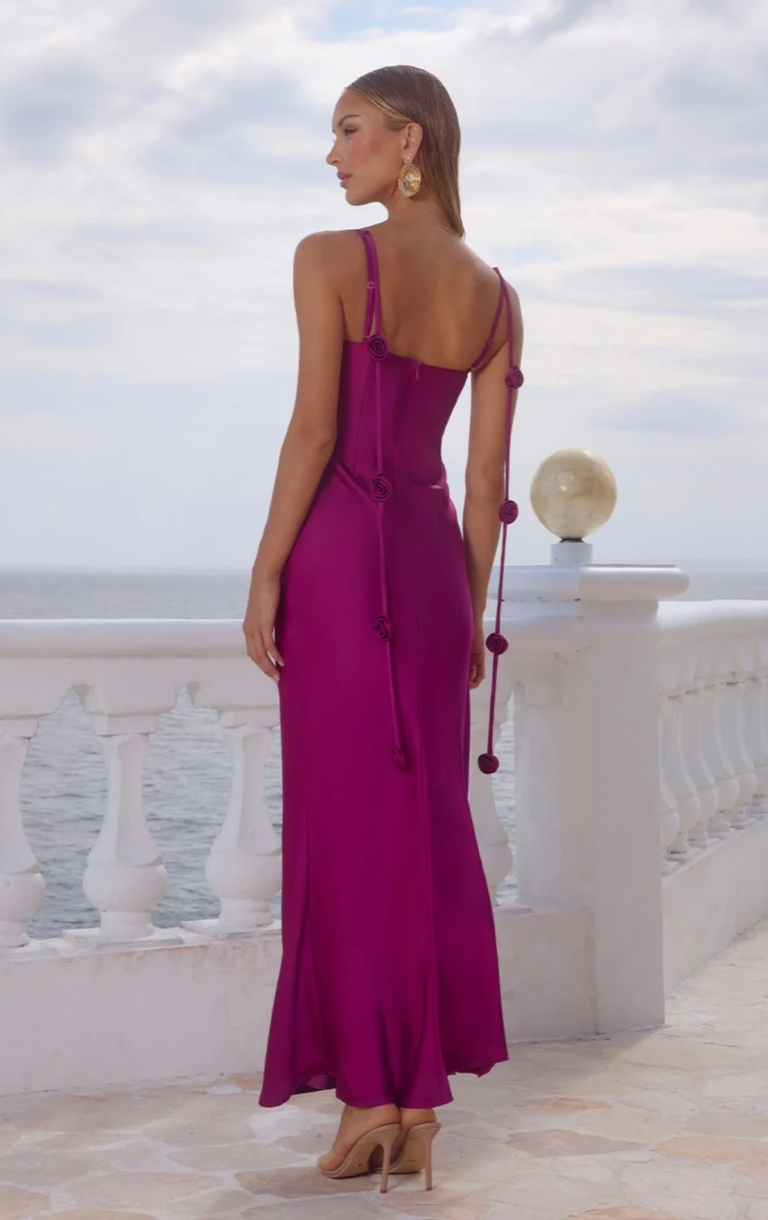 Lavena Maxi Dress - Plum