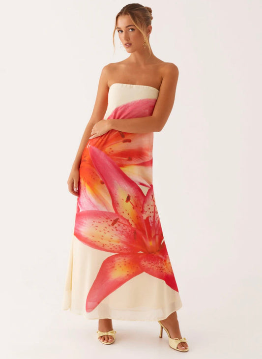 Ava Maxi Dress - Floral Print