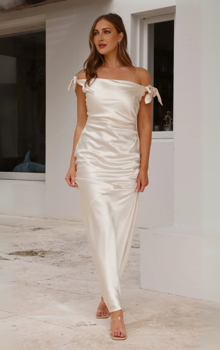 Frida Maxi Dress - Ivory