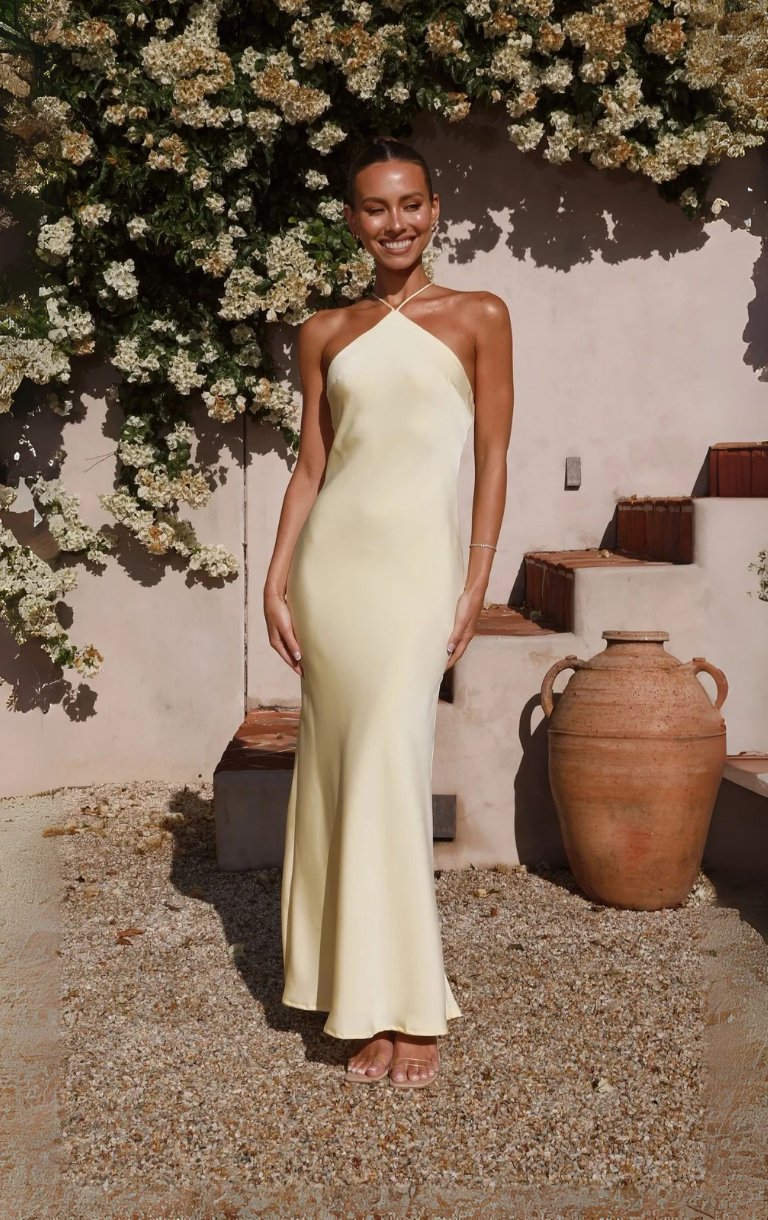 Chiara Maxi Dress - Yellow