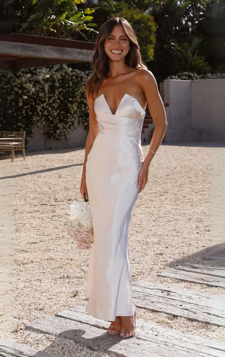 Valerie Maxi Dress - Champagne