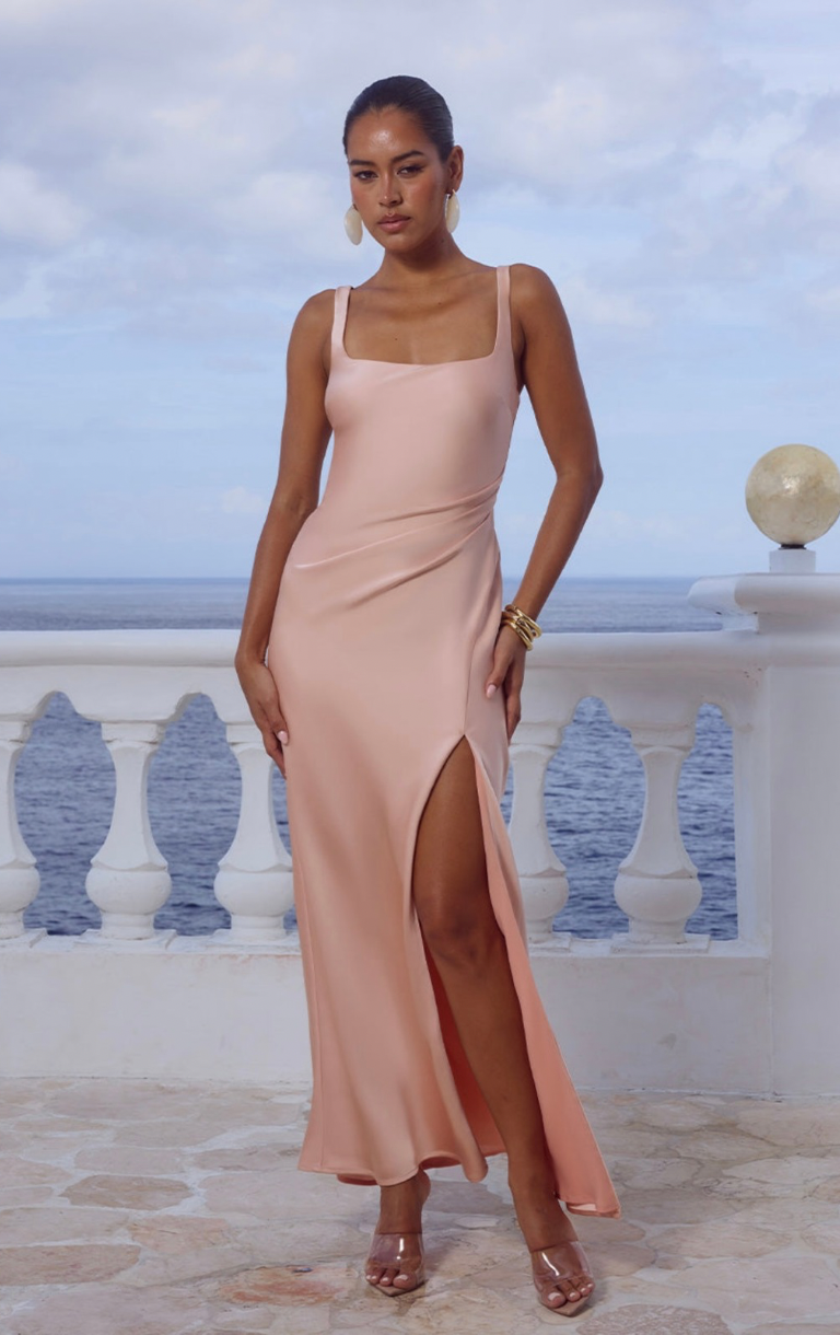 Esme Maxi Dress - Peach