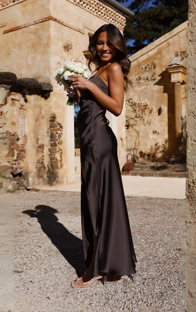 Ilana Maxi Dress - Espresso