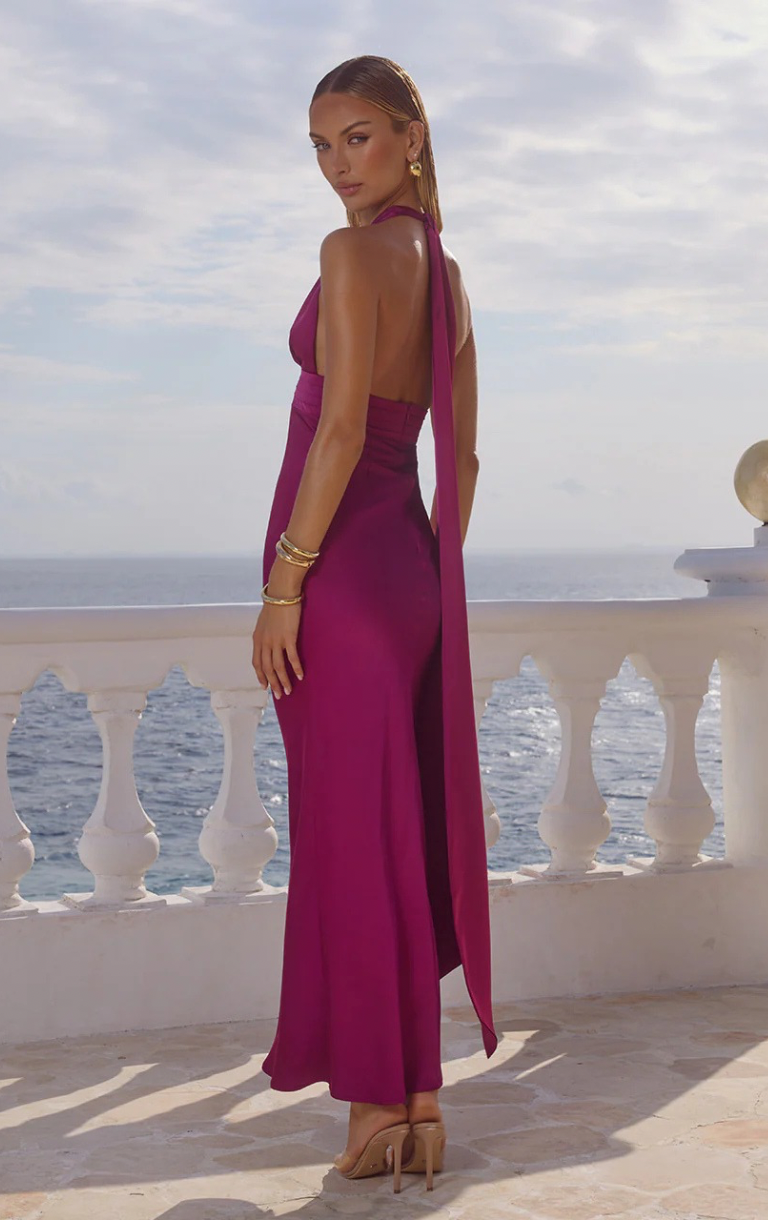 Sylvie Maxi Dress - Plum