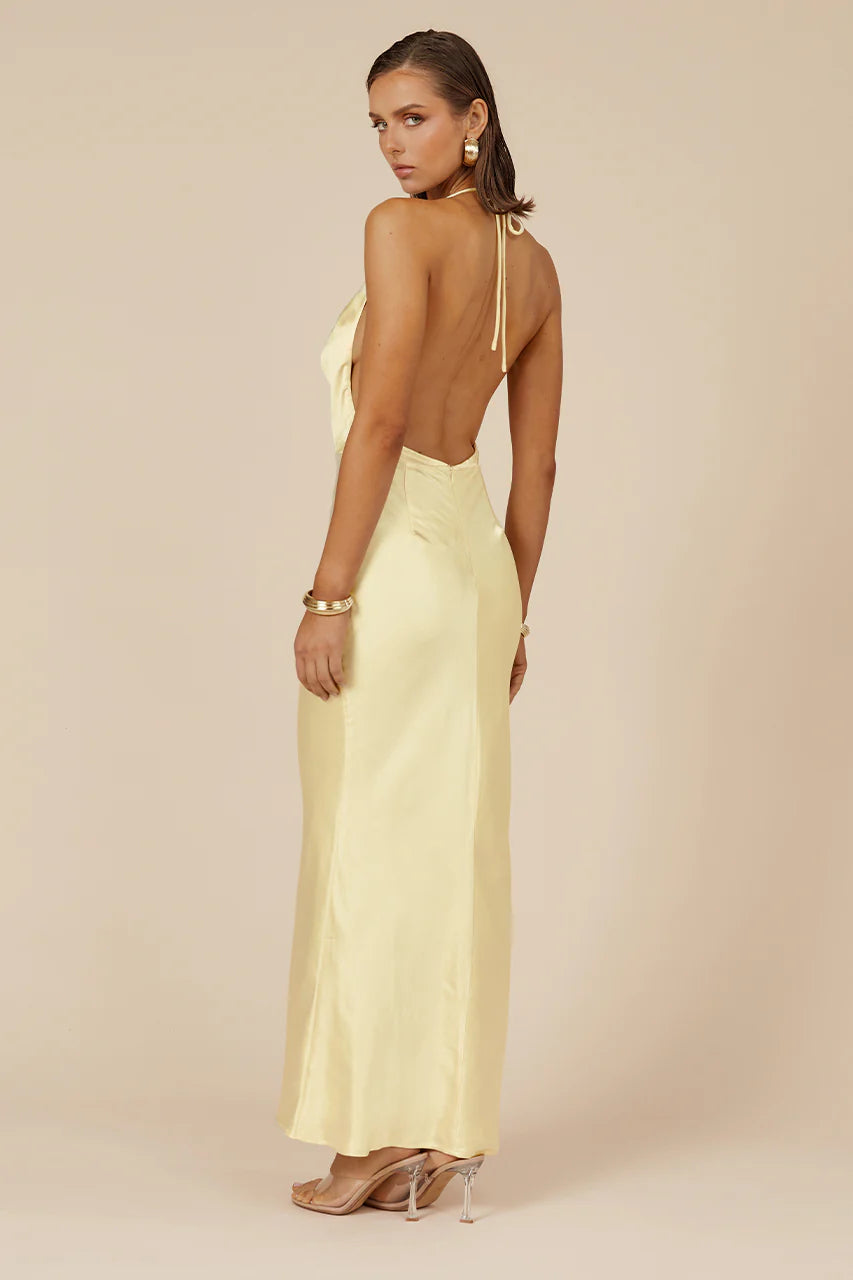 Posey Maxi Dress - Lemon