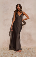 Ziah Maxi Dress - Espresso