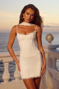 Starla Bustier Scarf Mini Dress