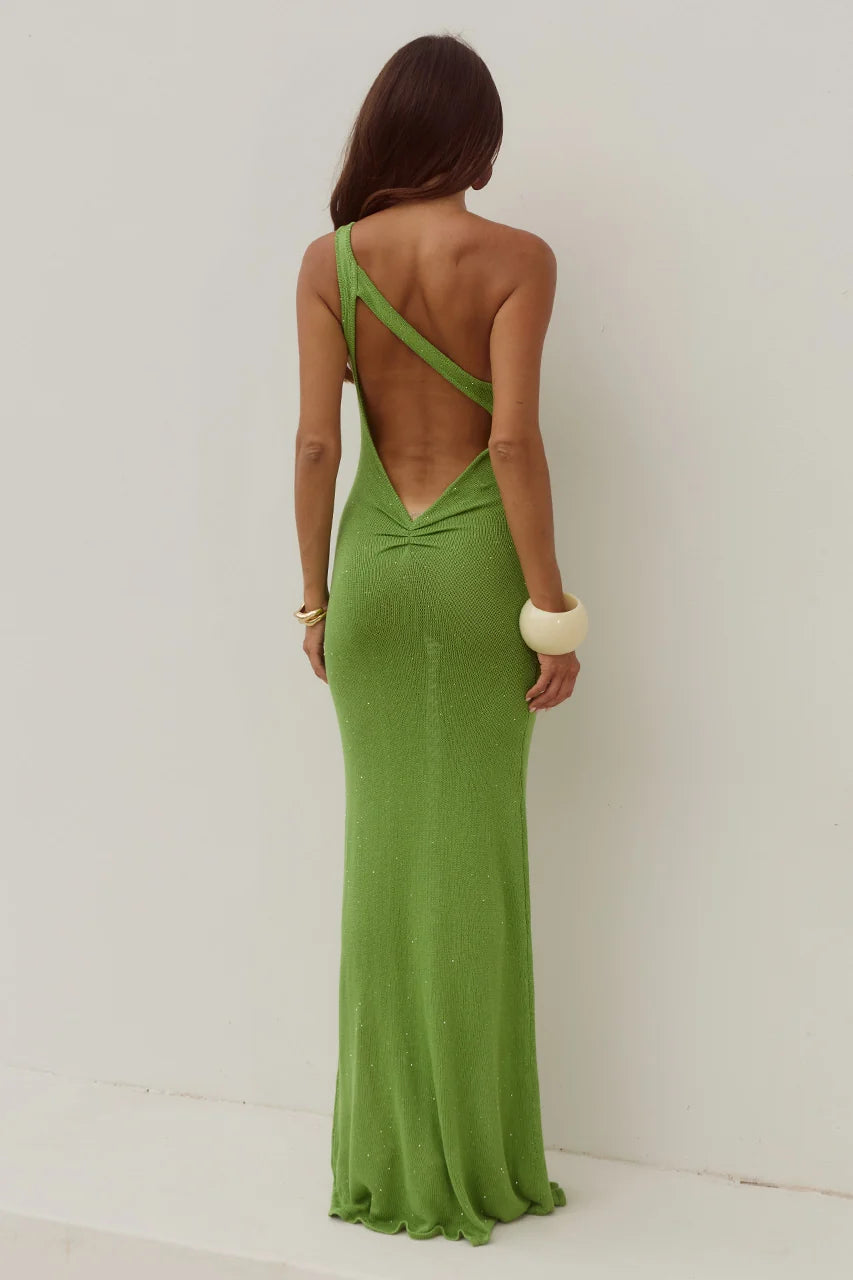 Diana Knit Maxi Dress - Kiwi