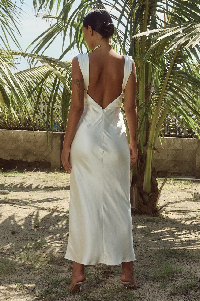 Havanna Midi Dress - Ivory