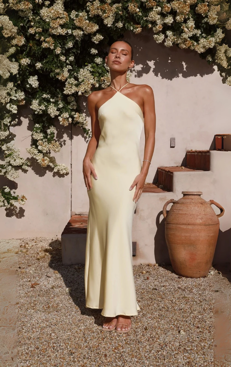 Chiara Maxi Dress - Yellow