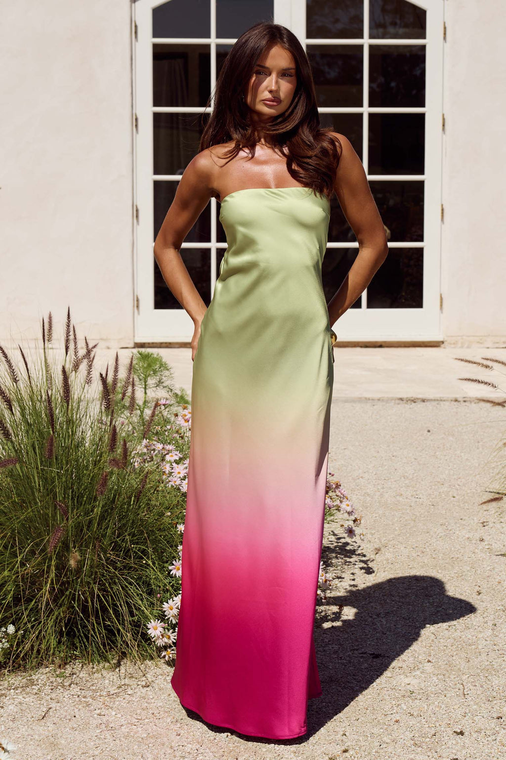 Celeste Maxi Dress - Petal Ombre