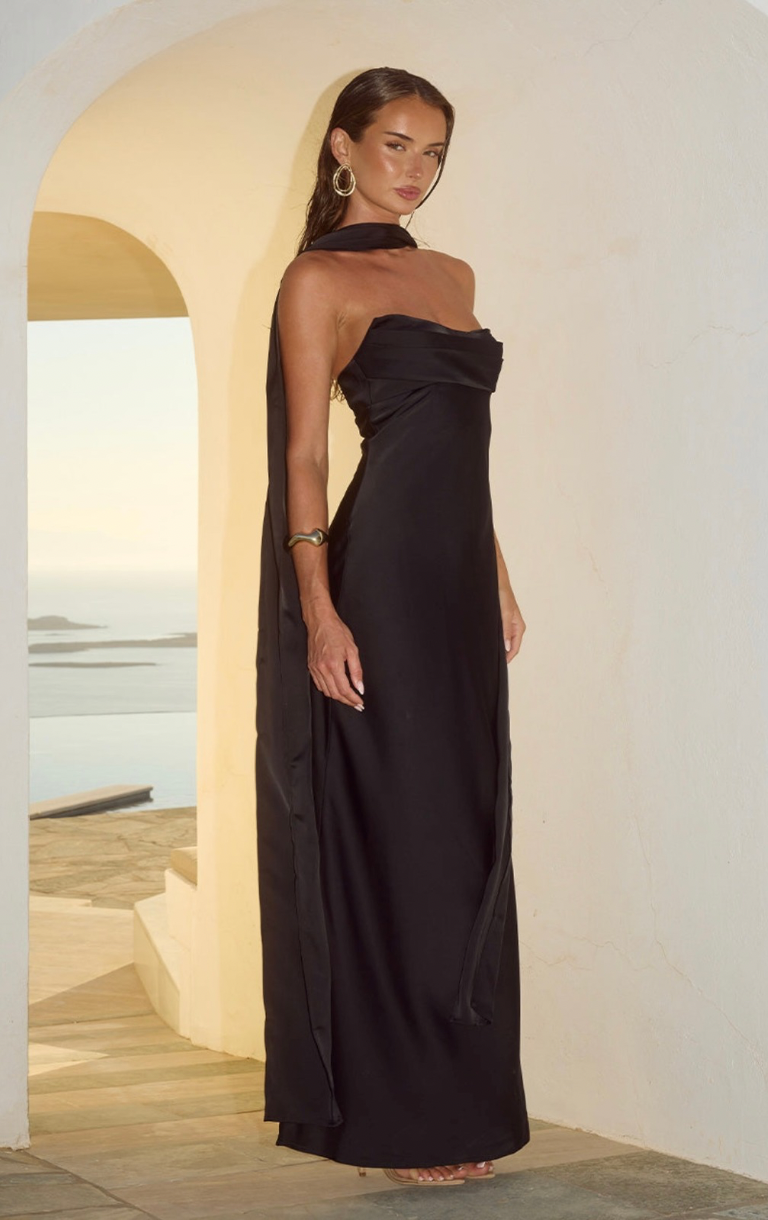 Madeleine Maxi Dress - Black