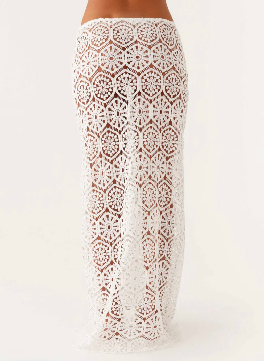 Jade Maxi Skirt - Apricot