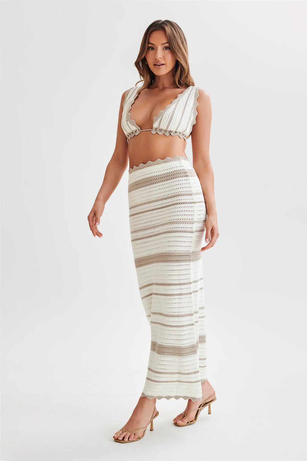 Lily Crochet Set - Beige