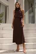Esther Maxi Dress - Chocolate
