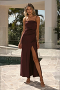 Ilana Maxi Dress - Chocolate