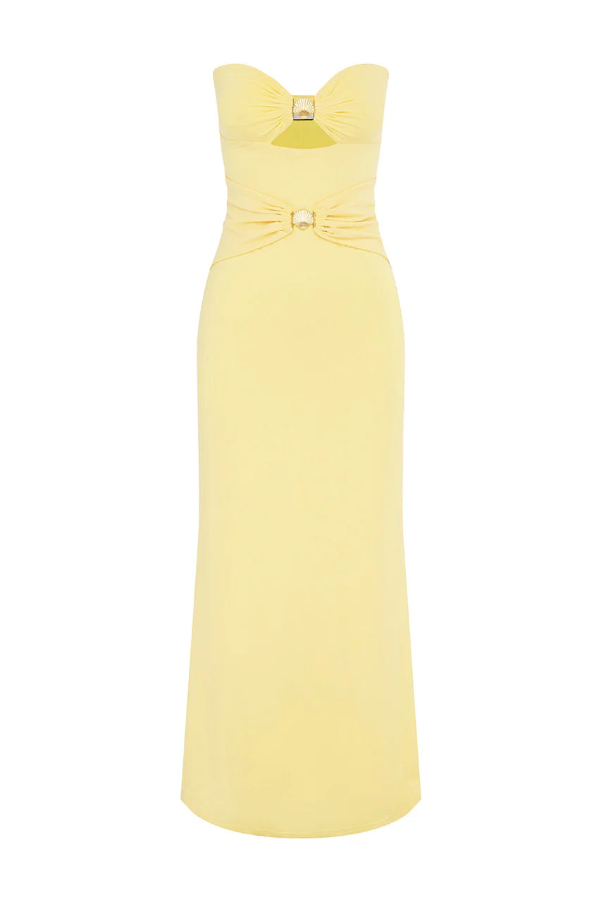 Kleo Maxi Dress - Lemon