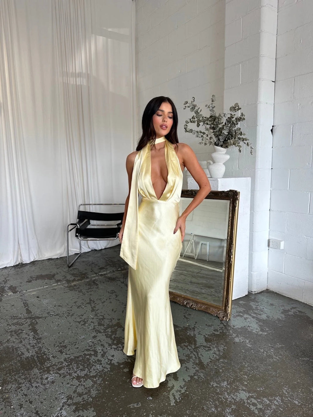Malibu Maxi Dress - Lemon
