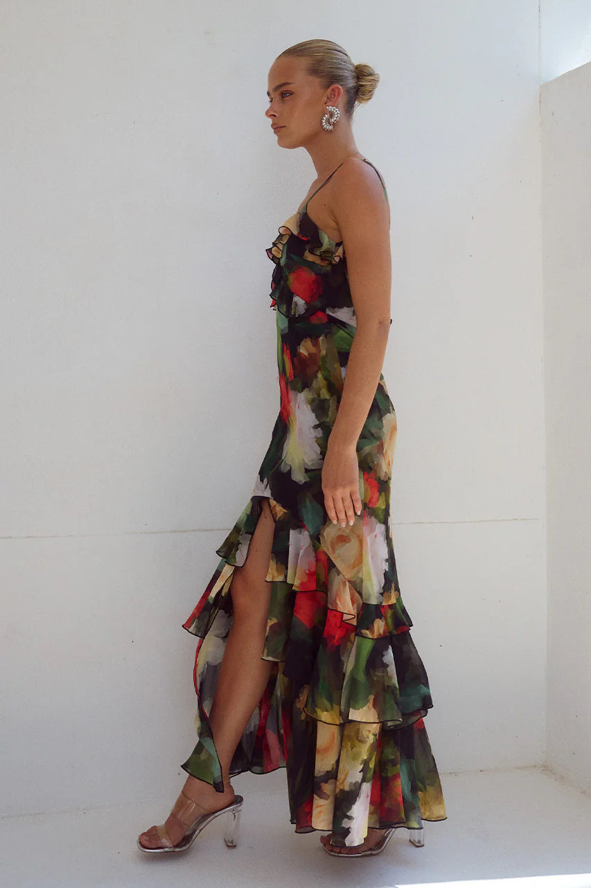 Namari Maxi Dress - Asha Print