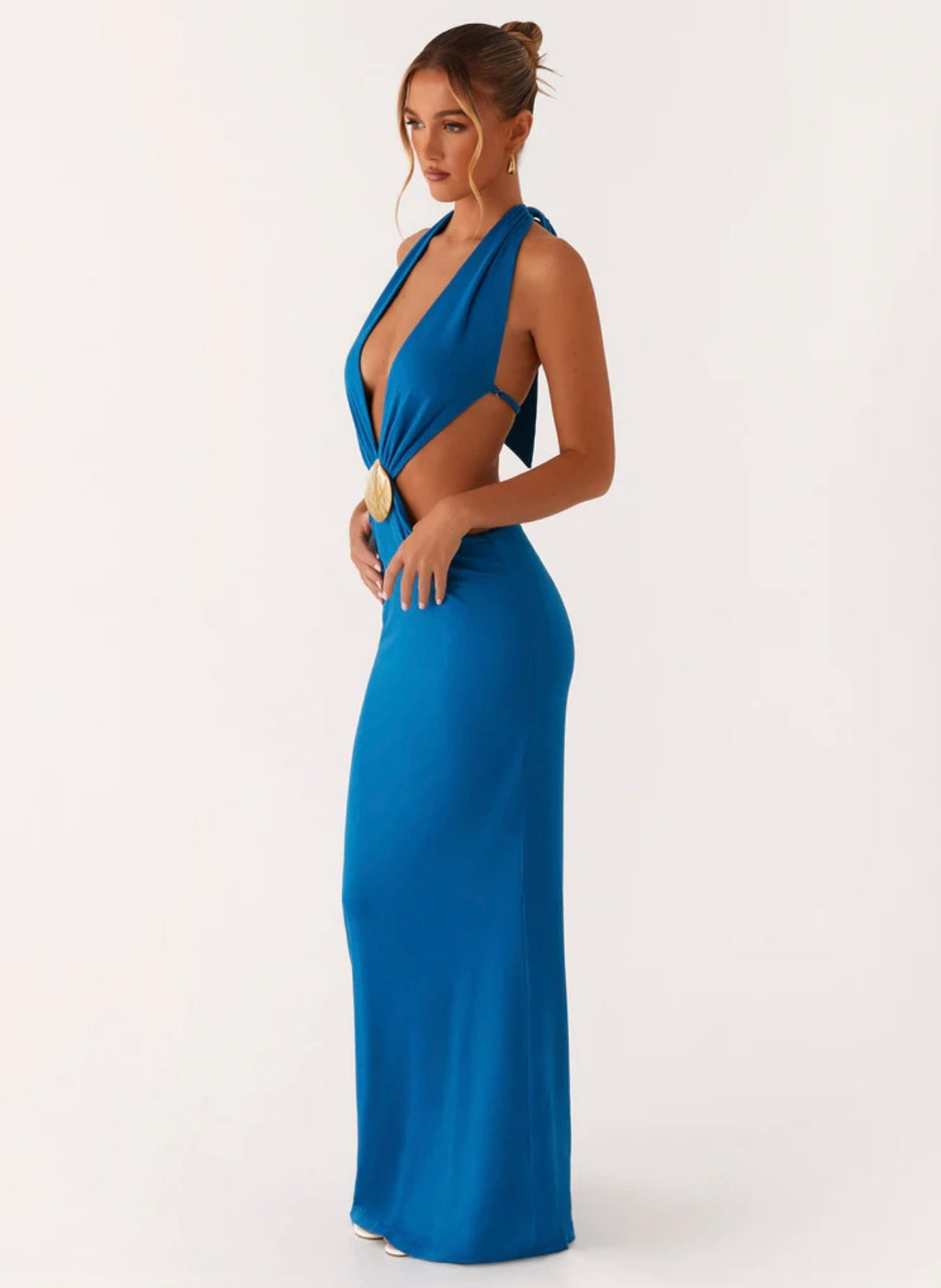Liv Maxi Dress - Blue Shell