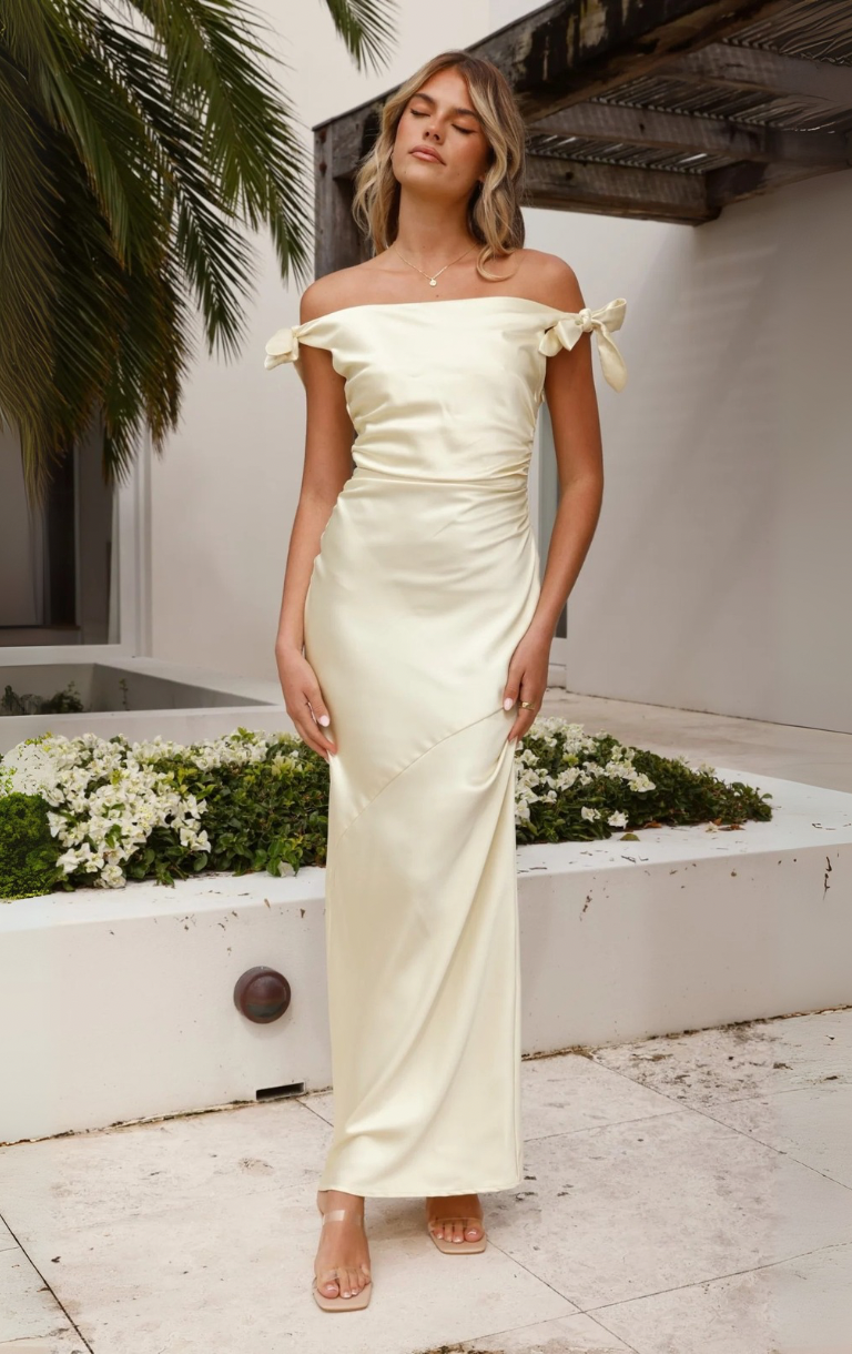 Frida Maxi Dress - Yellow