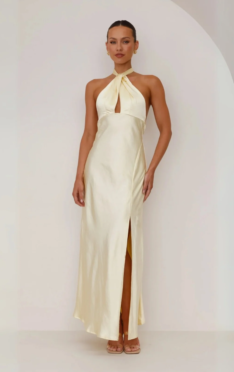 Amalia Maxi Dress - Yellow