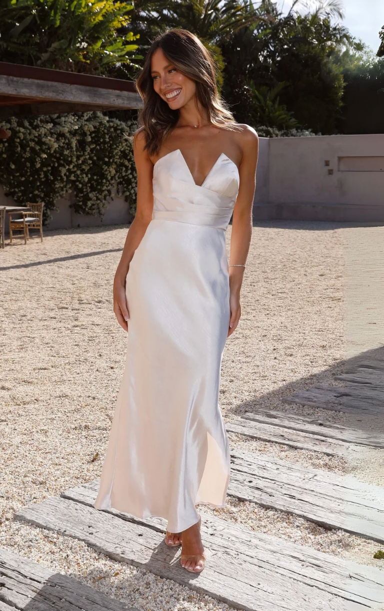 Valerie Maxi Dress - Champagne