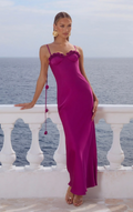 Lavena Maxi Dress - Plum